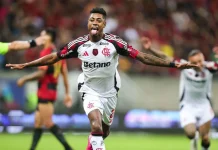 Flamengo goleia o Sport por 5 a 1 e assume a liderança do Brasileirão